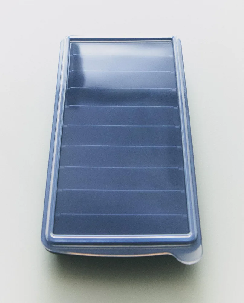 Zara Home Форма для льда силиконовая на 10 кубиков с крышкой, прямоугольные ячейки