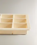 Zara Home Форма для льда силиконовая на 15 кубиков с крышкой, прямоугольные ячейки — фото 3