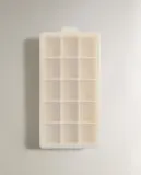Zara Home Форма для льда силиконовая на 15 кубиков с крышкой, прямоугольные ячейки — фото 5
