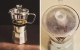 Zara Home Гейзерная кофеварка на 6 чашек, алюминий и боросиликатное стекло, для всех плит — фото 3