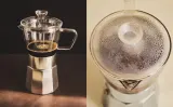 Zara Home Гейзерная кофеварка на 6 чашек, алюминий и боросиликатное стекло, для всех плит — фото 5