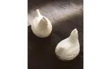 Zara Home Набор для специй солонка и перечница фарфор, в форме курочек — фото 8