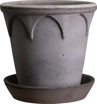 Горшок Bergs Potter Elizabeth, керамика, 21 см, серый
