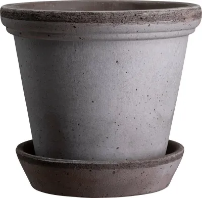 Горшок Bergs Potter Flora, керамика, 30 см, серый