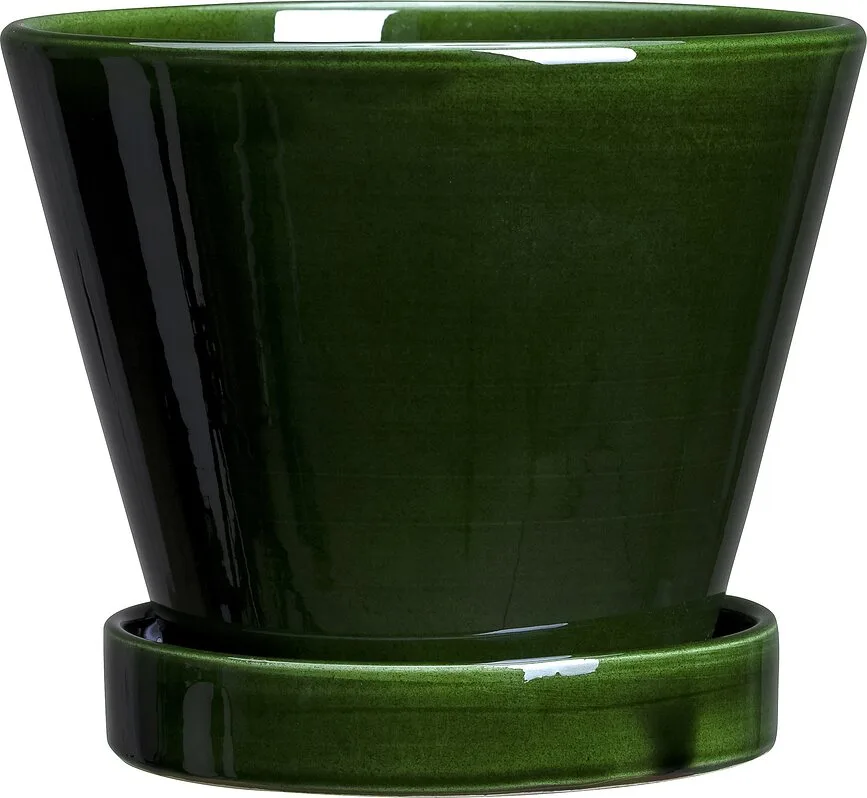 Горшок Bergs Potter Julie, керамика, 11 см, зелёный