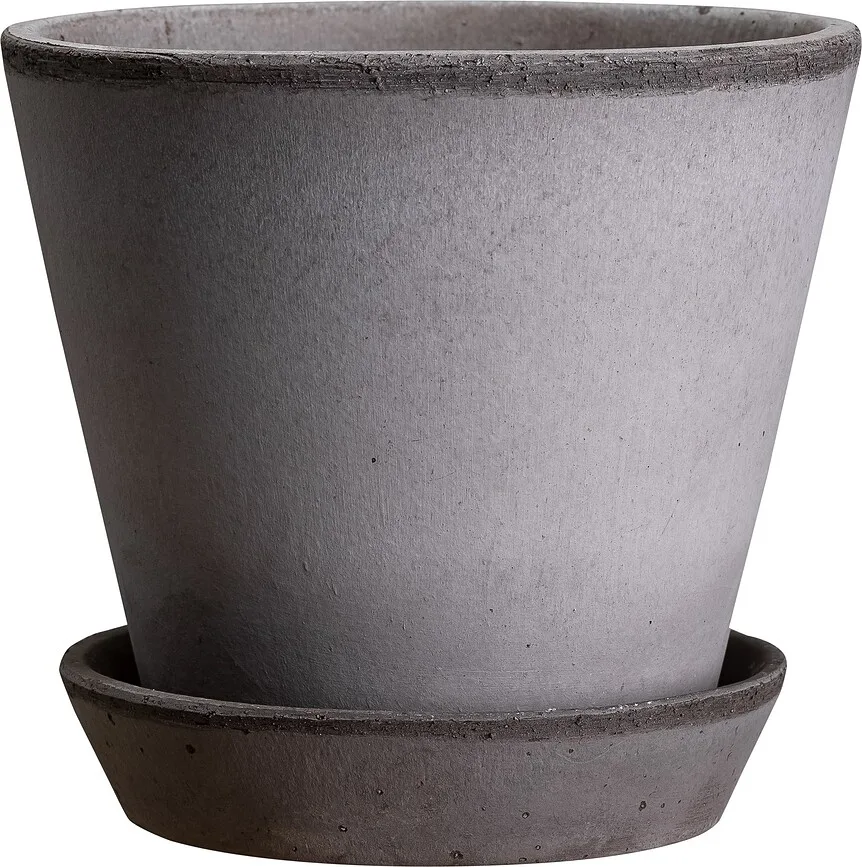 Горшок Bergs Potter Julie, керамика, 12 см, серый