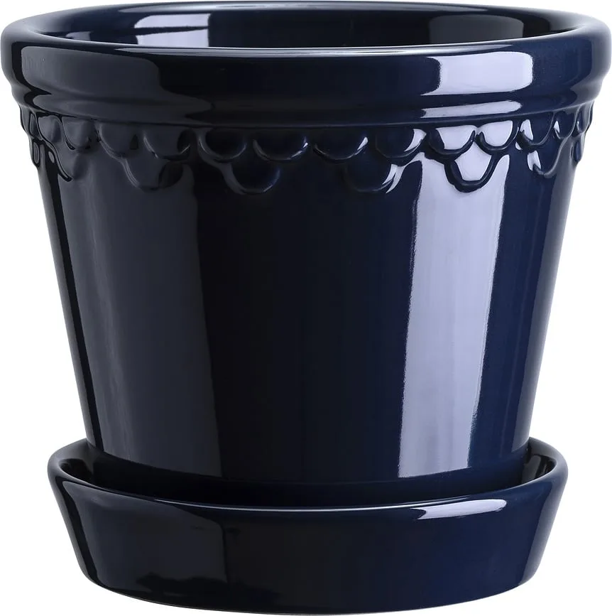 Горшок Bergs Potter Kobenhavner, керамика, 18 см, синий