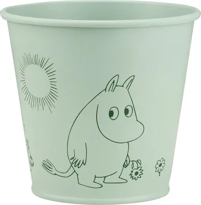 Горшок Muurla Muminki Gardenia, металл, 10 см, белый