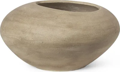 Кашпо Ferm Living Dodu, цемент, 57 см, коричневое