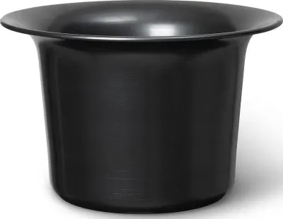 Кашпо Ferm Living Spun, металл, 37 см, чёрное