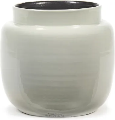 Кашпо Serax Glazed Shades, керамика, 21 см, серое
