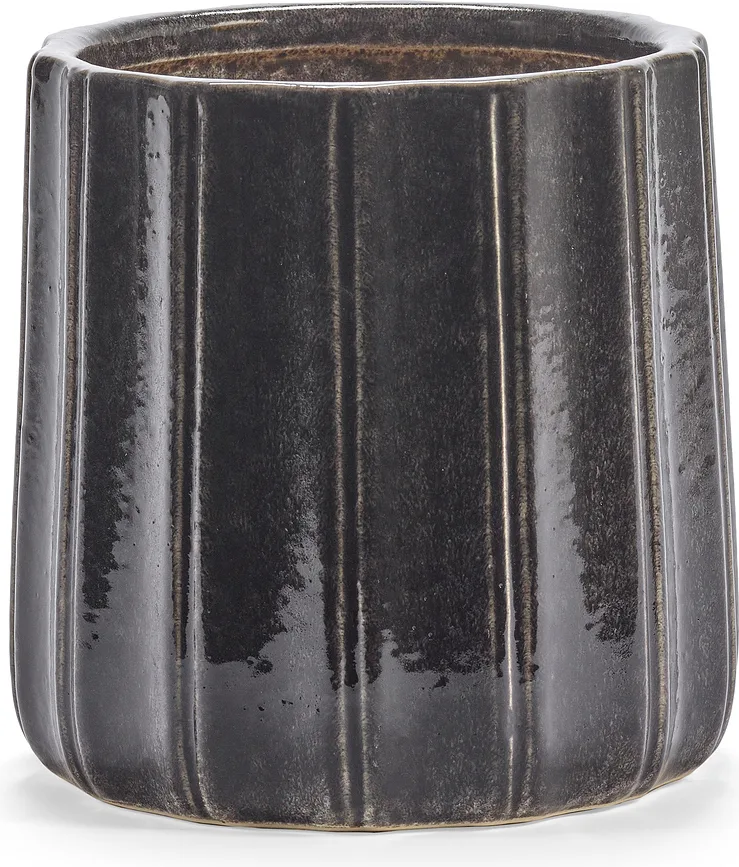 Кашпо serax glazed shades, керамика, коричневое · арт. fabr B4625001-700
