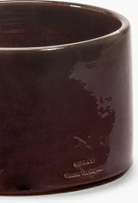 Кашпо serax vaso, керамика, коричневое · арт. fabr B7625013-001