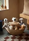 Корзина для хранения Ferm Living Ark, круглая, ротанг, 41 см, бежевая — фото 3