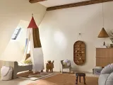 Корзина для хранения Ferm Living Donkey, круглая, ротанг, 35 см, коричневая — фото 2