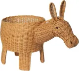 Корзина для хранения Ferm Living Donkey, круглая, ротанг, 35 см, коричневая — фото 3