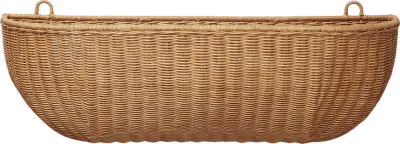 Корзина для хранения Ferm Living scienny, круглая, ротанг, 14 см, бежевая