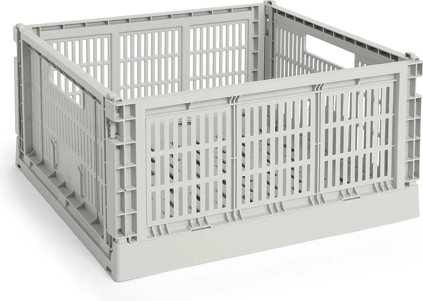 Корзина для хранения Hay Colour Crate Square, круглая, пищевой пластик, 42 см, белая