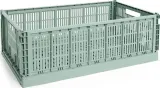 Корзина для хранения Hay Colour Crate, круглая, пищевой пластик, 42 см, зелёная — фото 1