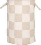 Корзина для хранения OYOY Chess, квадратная, хлопок, 54 54 см, бежевая — фото 1