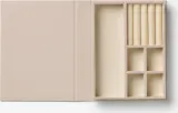 Шкатулка для украшений Printworks The Bijoux Library, прямоугольная, текстиль, 19,4 15 см, бежевая — фото 6
