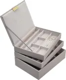 Шкатулка для украшений Stackers Classic, прямоугольная, синтетический материал, 25 18 см · арт. fabr 73774 — фото 1