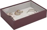 Шкатулка для украшений Stackers Classic, прямоугольная, экокожа, 18 25 см, красная · арт. fabr 76867 — фото 3
