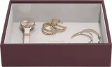 Шкатулка для украшений Stackers Classic, прямоугольная, экокожа, 18 25 см, красная · арт. fabr 76867 — фото 4