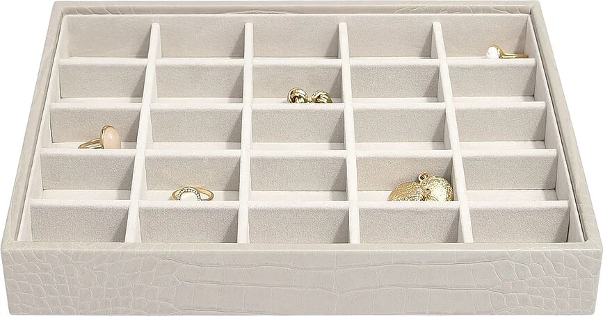 Шкатулка для украшений Stackers Classic, прямоугольная, экокожа, 25 18 см · арт. fabr 74348