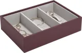 Шкатулка для украшений Stackers Classic, прямоугольная, экокожа, 25 25 см, красная · арт. fabr 76865 — фото 2