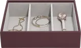 Шкатулка для украшений Stackers Classic, прямоугольная, экокожа, 25 25 см, красная · арт. fabr 76865 — фото 3