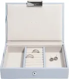 Шкатулка для украшений Stackers, прямоугольная, синтетический материал, 18 12,5 см, фиолетовая — фото 1