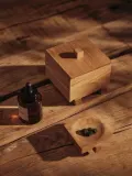 Подставка для украшений Ferm Living Moku naturalny dab, круглая, дерево, 7 см — фото 3