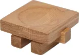 Подставка для украшений Ferm Living Moku naturalny dab, круглая, дерево, 7 см — фото 4