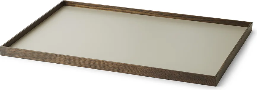 Подставка для украшений Gejst Frame L ciemny dab, прямоугольная, дерево, 50,6 35,5 см, серая