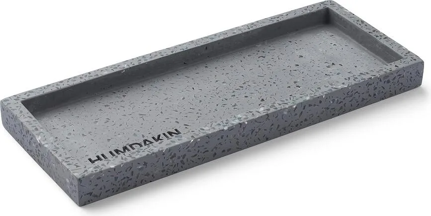 Подставка для украшений Humdakin Nordic Terrazzo, прямоугольная, камень, 25 10 см, синяя