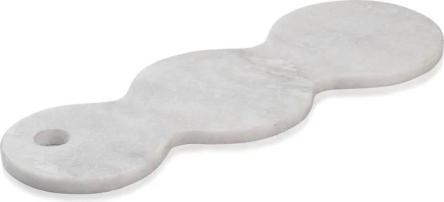 Подставка для украшений Humdakin Oslo Marble, прямоугольная, мрамор, 40 14,1 см, серая
