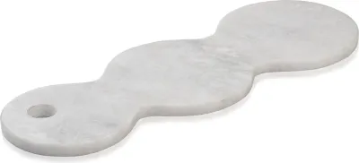 Подставка для украшений Humdakin Oslo Marble, прямоугольная, мрамор, 40 14,1 см, серая