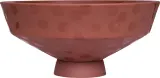 Подставка для украшений OYOY Luonto, квадратная, каменная керамика, 32 32 см, коричневая — фото 1