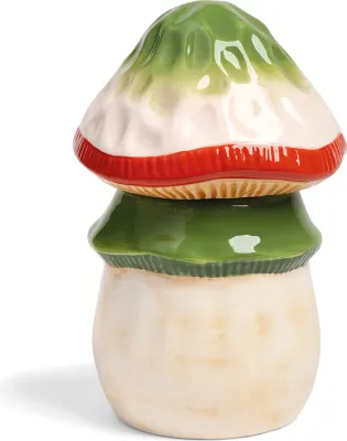 Банка для хранения K Amsterdam Magic Mushroom, керамика, разноцветная