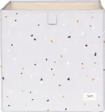 Банка для хранения 3 sprouts Pudelko Terrazzo, пищевой пластик, серая — фото 1