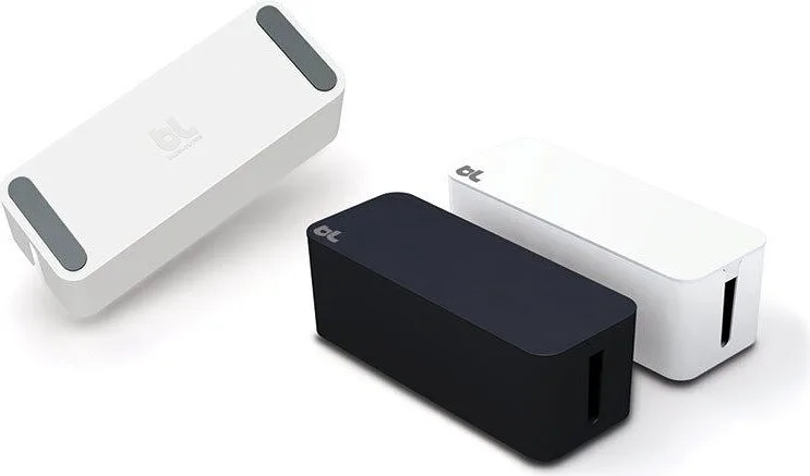 Банка для хранения Bluelounge na kable CableBox, пищевой пластик, чёрная