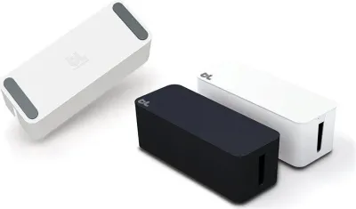 Банка для хранения Bluelounge na kable CableBox, пищевой пластик, чёрная