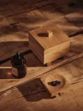 Банка для хранения Ferm Living na drobiazgi Moku naturalny dab, дерево — фото 3