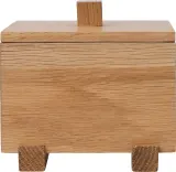 Банка для хранения Ferm Living na drobiazgi Moku naturalny dab, дерево — фото 4