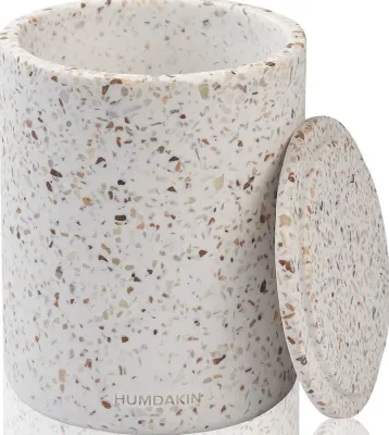 Банка для хранения Humdakin Bologna Terrazzo, каменная керамика, бежевая