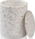 Банка для хранения Humdakin Bologna Terrazzo, каменная керамика, бежевая — фото 1