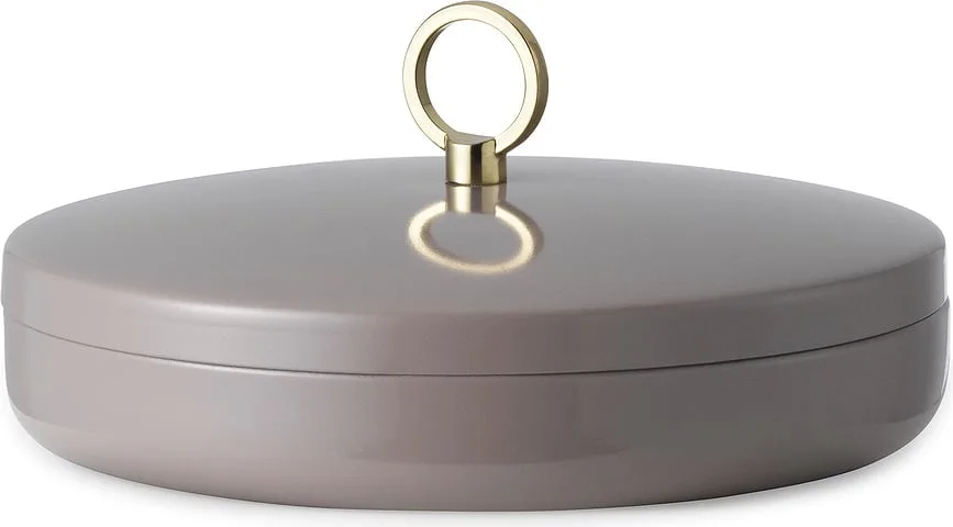 Банка для хранения Normann Copenhagen Ring Box, нержавеющая сталь, коричневая