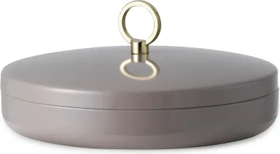 Банка для хранения Normann Copenhagen Ring Box, нержавеющая сталь, коричневая