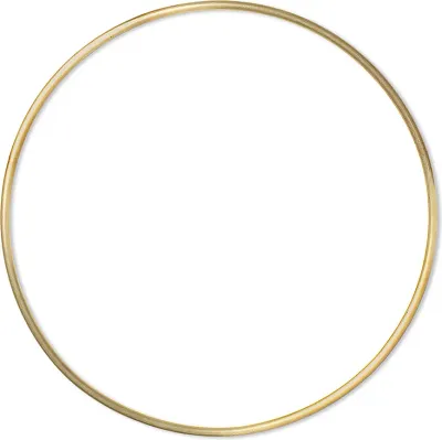 Панно Ferm Living Deco Frame okrag mosiadz, металл, 45 15 см